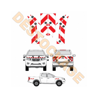 Kit de balisage Nissan Navara 2015+ Classe B 250m