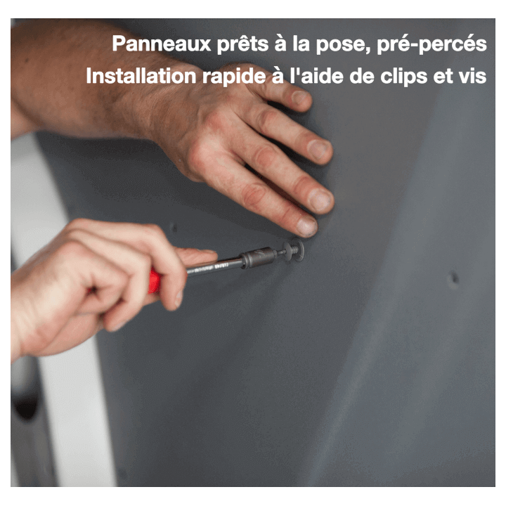 Habillage polypro & bois complet - Nissan NV400 - pose facile