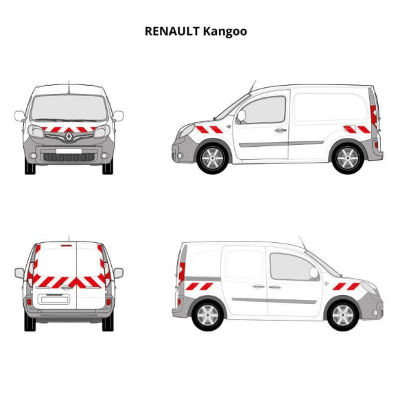 Kit de balisage - Renault Kangoo 2008 - 2020 Kit de balisage - Renault Kangoo 2008 - 2020