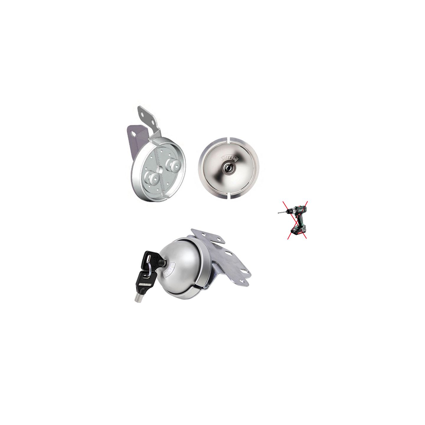 Serrures Et Loquet De Fermeture Pour Hayon Coffre Fiat Doblo I (2001-2010) - Réf. 51773974 - Neuf