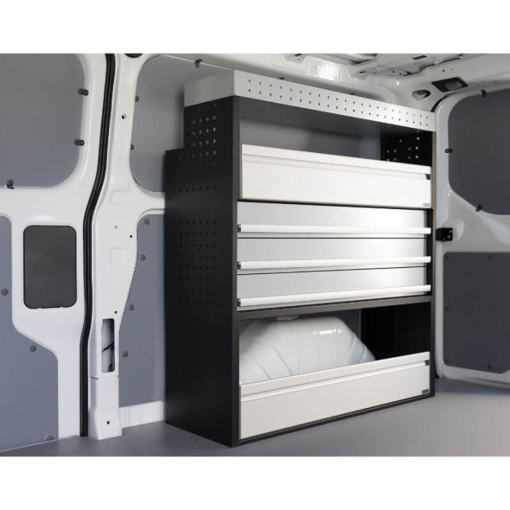 Aménagement PROVAN (gauche ou droite) avec tiroirs pour Toyota Proace 2013-2016  (photo générique)