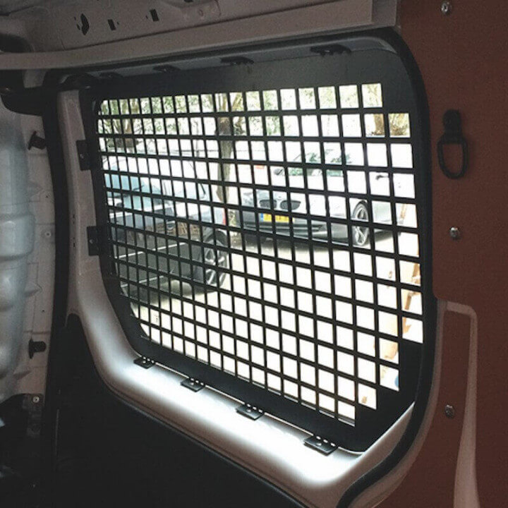 Grilles anti-effraction Citroen Nemo - vue intérieure porte latérale