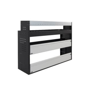 Aménagement PROVAN L1390mm (gauche) pour Fiat Fiorino 2007+ - vue de côté