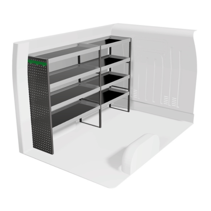 Aménagement pour Volkswagen Crafter 2006-2016 (gauche) vue de face