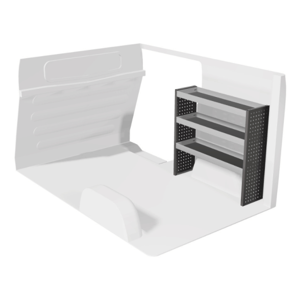 Aménagement pour Volkswagen T5 2011-2015 (droit) vue de face Aménagement pour Volkswagen T5 2011-2015 (droit) vue de face