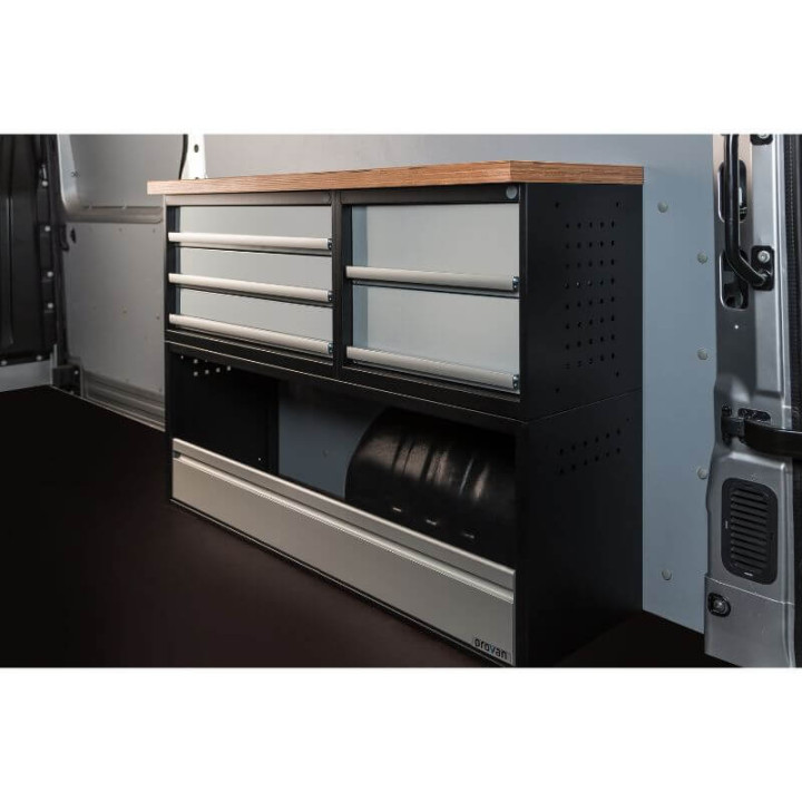 Aménagement PROVAN (gauche ou droite) pour Nissan NV400 2010-2021 (photo générique) - vue de côté