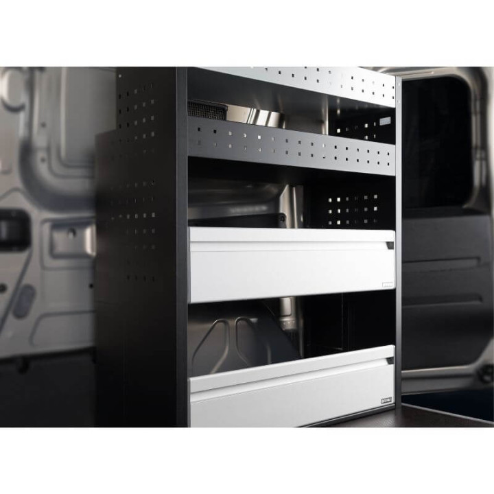 Aménagement PROVAN L830mm (gauche ou droite) pour Toyota Proace City 2019+ (photo générique) - ex côté gauche