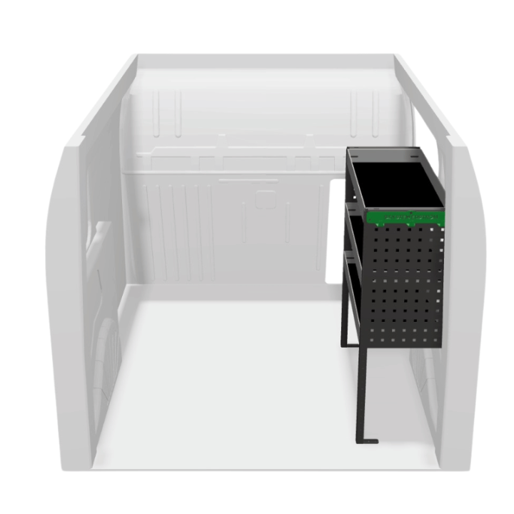 Aménagement pour Nissan NV200 2009-2018 droit vue de côté