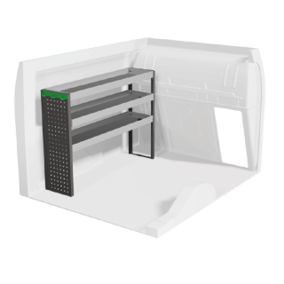 Aménagement pour Dacia Dokker Van 2012-2021 (gauche) vue de face