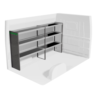 Aménagement pour Toyota Proace 2016+ (gauche) vue de face