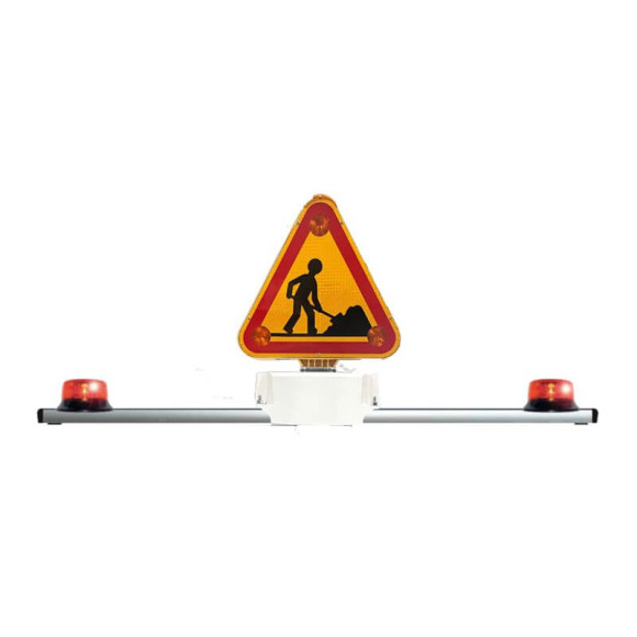 Barre équipée Triflash à relevage électrique Barre équipée Triflash à relevage électrique
