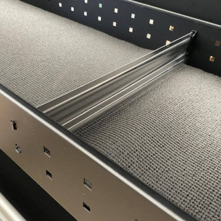 Séparateur métallique Provan pour étagère utilitaire – installation facile et modulable