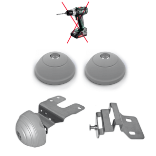 Serrure sans perçage pour Renault Master 2010-2024