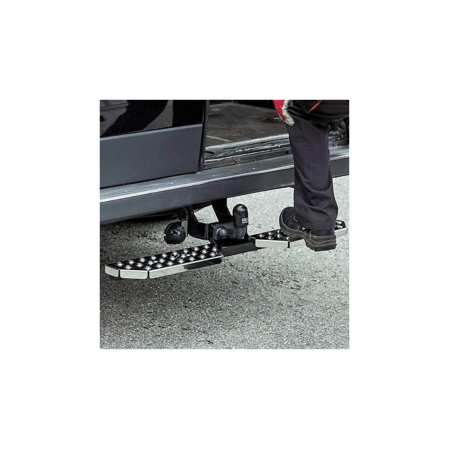 Auto-Hak Marchepied Universel Double - Accès Facile Et Robuste Pour Véhicule, Installation Rapide