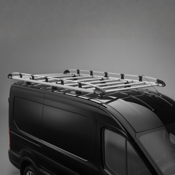 Galerie de toit aluminium gris pour Peugeot Expert 2007-2016 - photo générique non contractuelle