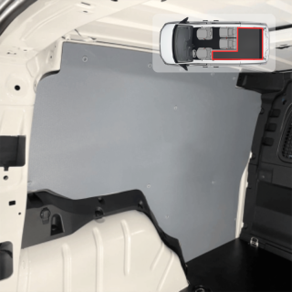 Habillage polypro parois Volkswagen T7 2025+  ProCab en L - photo générique