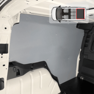 Habillage bois parois Volkswagen T7 2025+ Double Cabine ProCab - photo générique Habillage bois parois Volkswagen T7 2025+ Double Cabine ProCab - photo générique