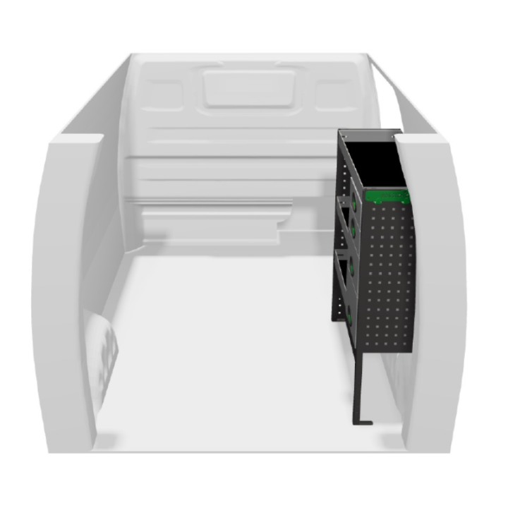 Étagère métal Ford Custom 2023+ avec tiroirs droite