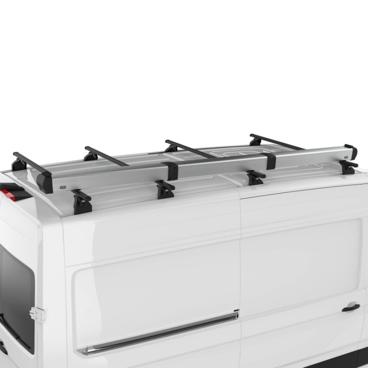 Porte-tubes utilitaire Cruz 3 mètres sur barres de toit