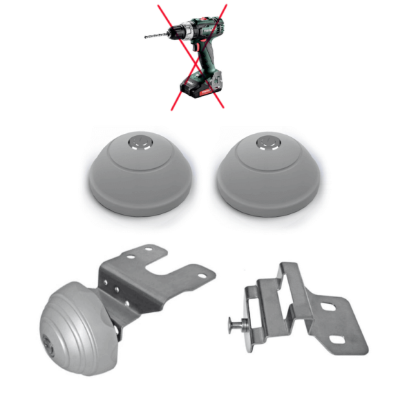 Serrure sans perçage pour Toyota Proace Max 2024+