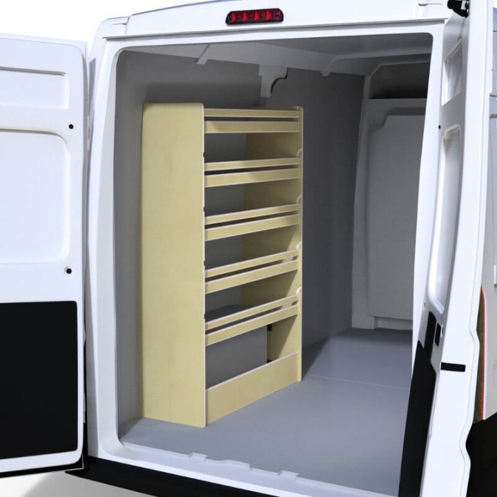 Aménagement bois Opel Movano 2010-2021 avec casier