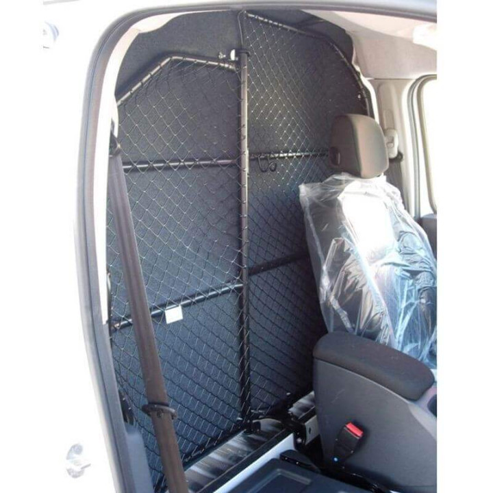 Cloison de séparation Renault Kangoo - 2 coques pivotantes - vue côté cabine