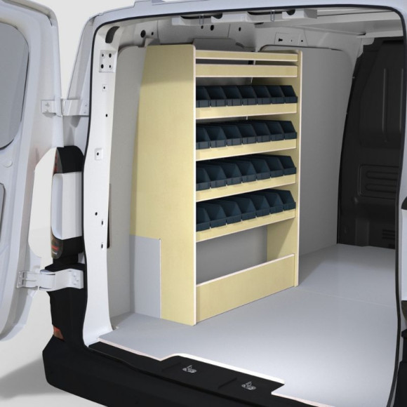 Aménagement bois Volkswagen T7 2025+ P380mm avec bacs