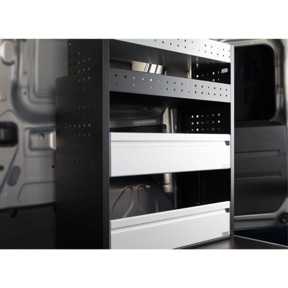 Aménagement PROVAN L830mm (gauche ou droite) pour Peugeot e-Partner 2021+ (photo générique) - ex côté gauche