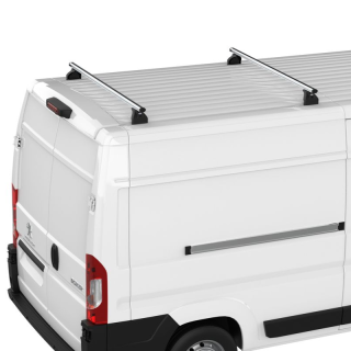 2 barres de toit aluminium gris Cruz pour Renault Trafic 2024+
