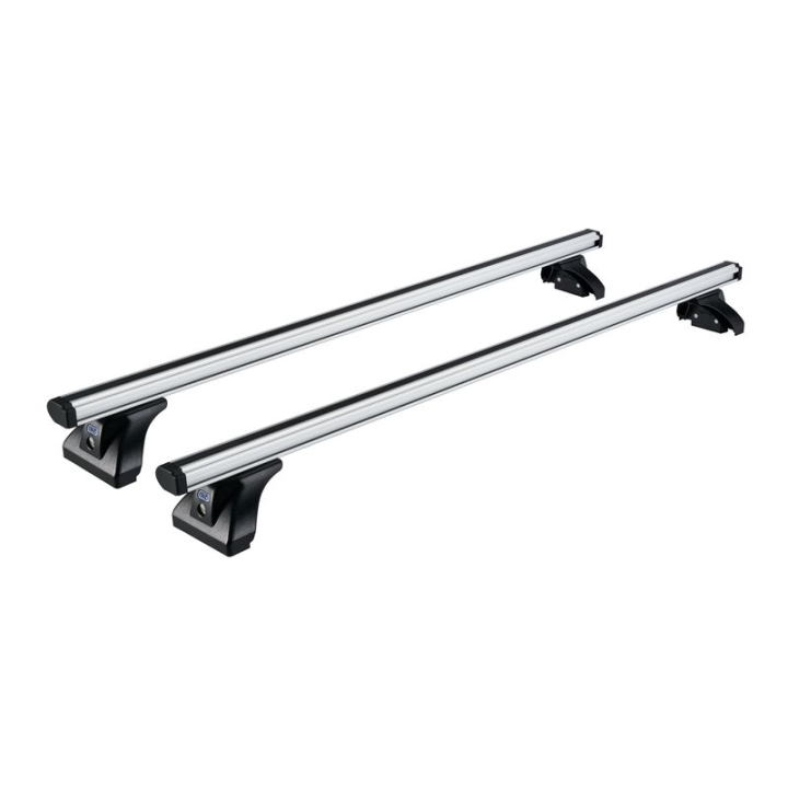 2 barres de toit aluminium gris Cruz pour Nissan Interstar 2024+