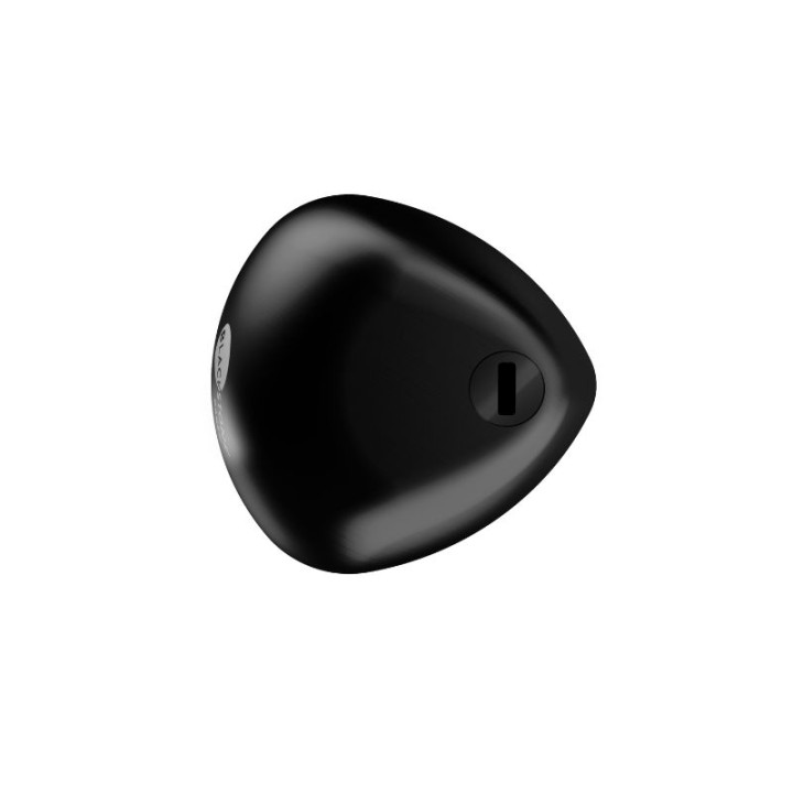 Serrure antivol utilitaire Daken Blackstone Combo simple noire, vue de face