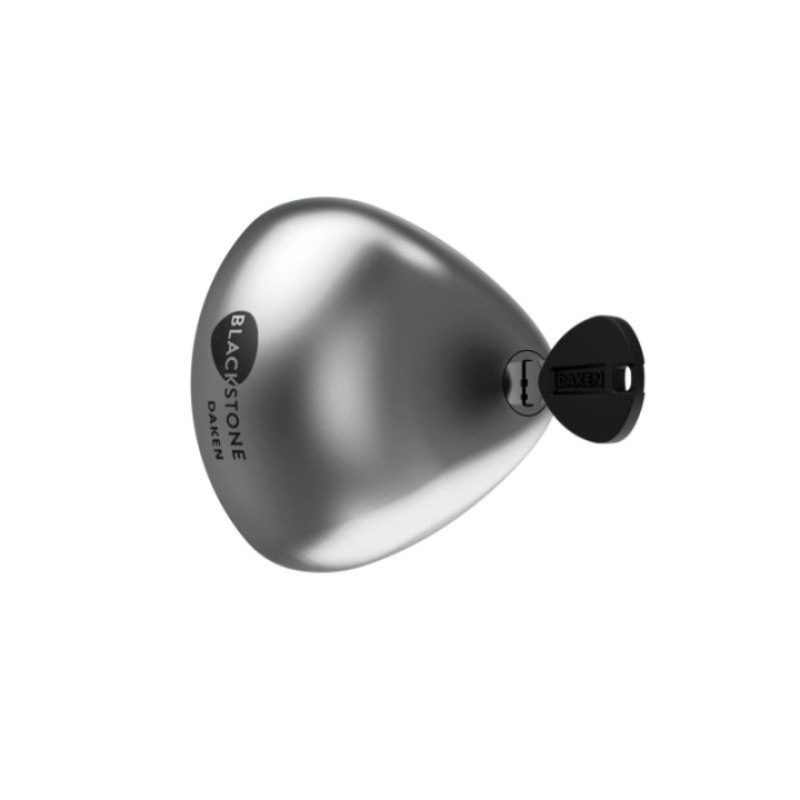 Serrure antivol utilitaire Daken Blackstone Combo double grise avec clé