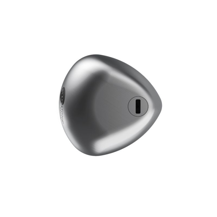 Serrure antivol utilitaire Daken Blackstone Combo double grise, vue de face