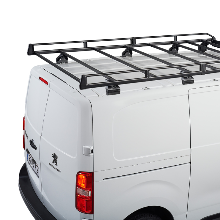 Galerie acier Cruz Kia PV5 2025+ vue de derrière -photo non contractuelle