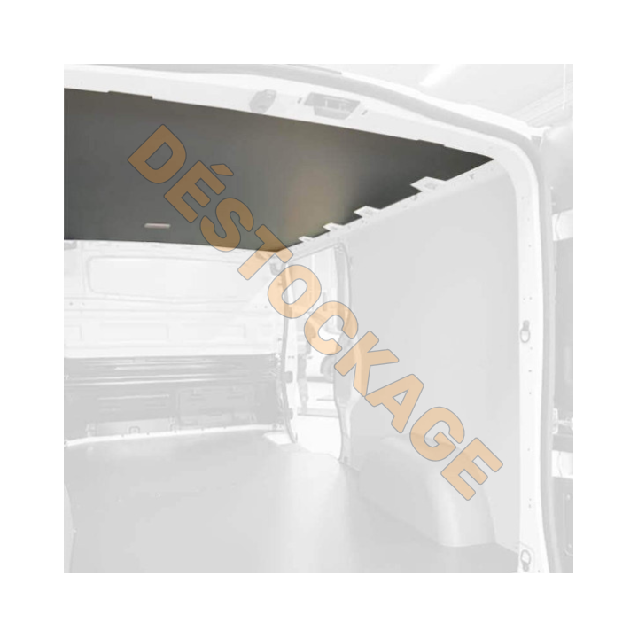 Protection plafond pour Ford Transit Custom L1 2023 en polypropylène 4mm gris. (photo générique)