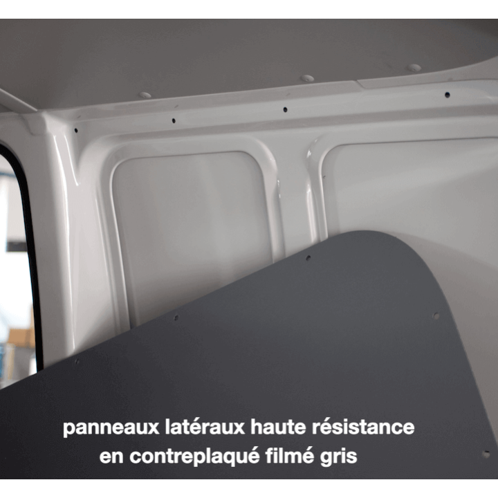 Panneaux protection parois en contreplaqué filmé haute résistance pour Nissan NV250