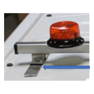 Fixations adhésives pour barre équipée Triflash Fixations adhésives pour barre équipée Triflash