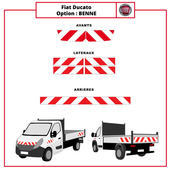 Kit de balisage Fiat Ducato Benne