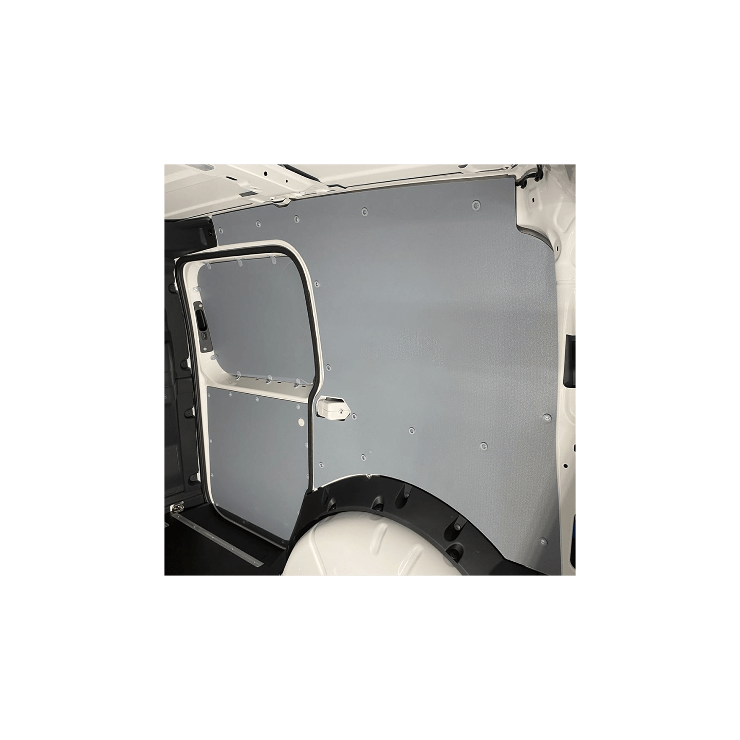 Kit Seuils De Portière Noir Satiné Pour Opel Vivaro Furgon (2001-2014) - Protection Et Décoration, Pose Facile Avec Adhésif 3M - 8