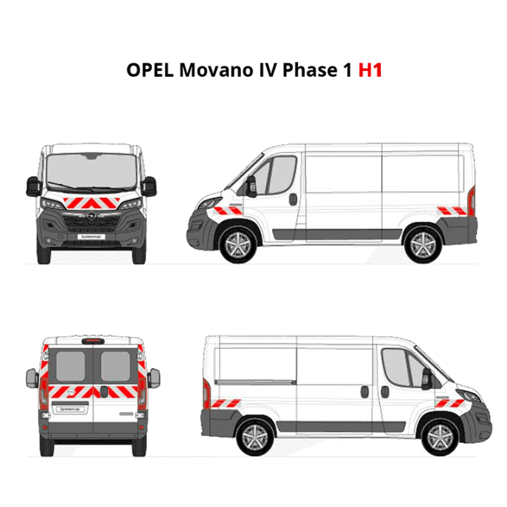 Kit de Balisage - Opel Movano 2022+