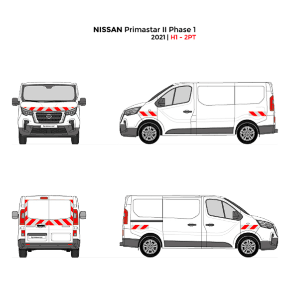 Kit de Balisage - Nissan Primastar 2022+