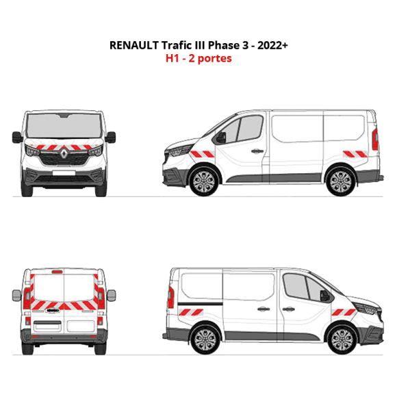 RENAULT Trafic III Phase 3 - G5 - 2022- H1 - 2 portes