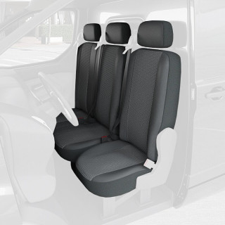 Housses de siège en tissu pour Opel Vivaro (2014-2019) Housses de siège en tissu pour Opel Vivaro (2014-2019)