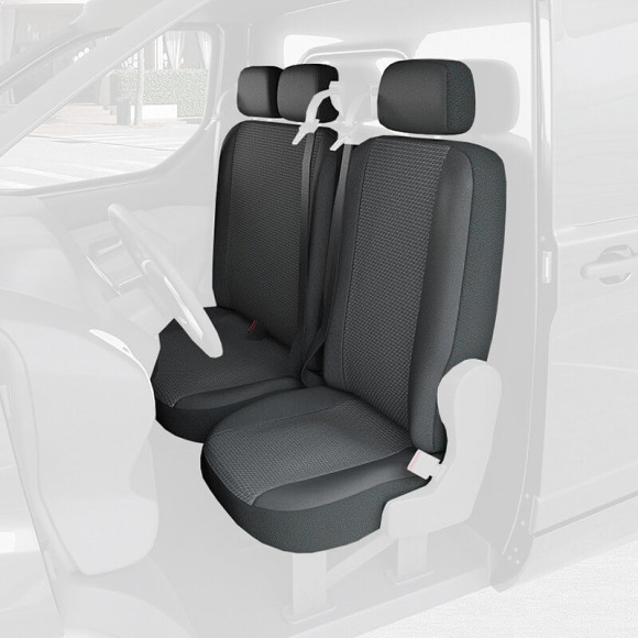 Housses de siège en tissu pour Renault Trafic 2019+