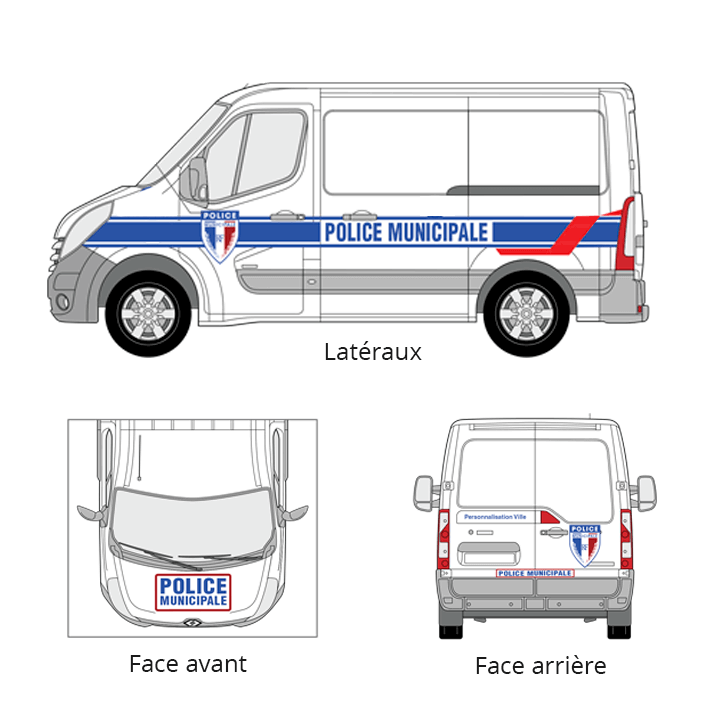 Kit de balisage Police municipale VU