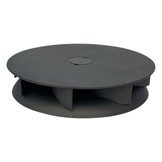 Aérateur de toit rotatif plat noir Aérateur de toit rotatif plat noir