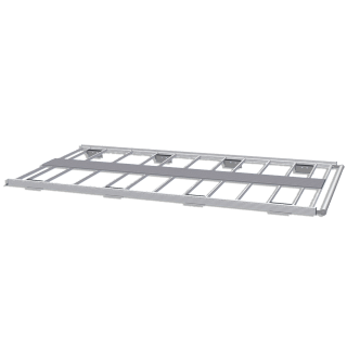 Galerie aluminium pour Ford Connect III 2024+. Galerie plate idéale pour parkings