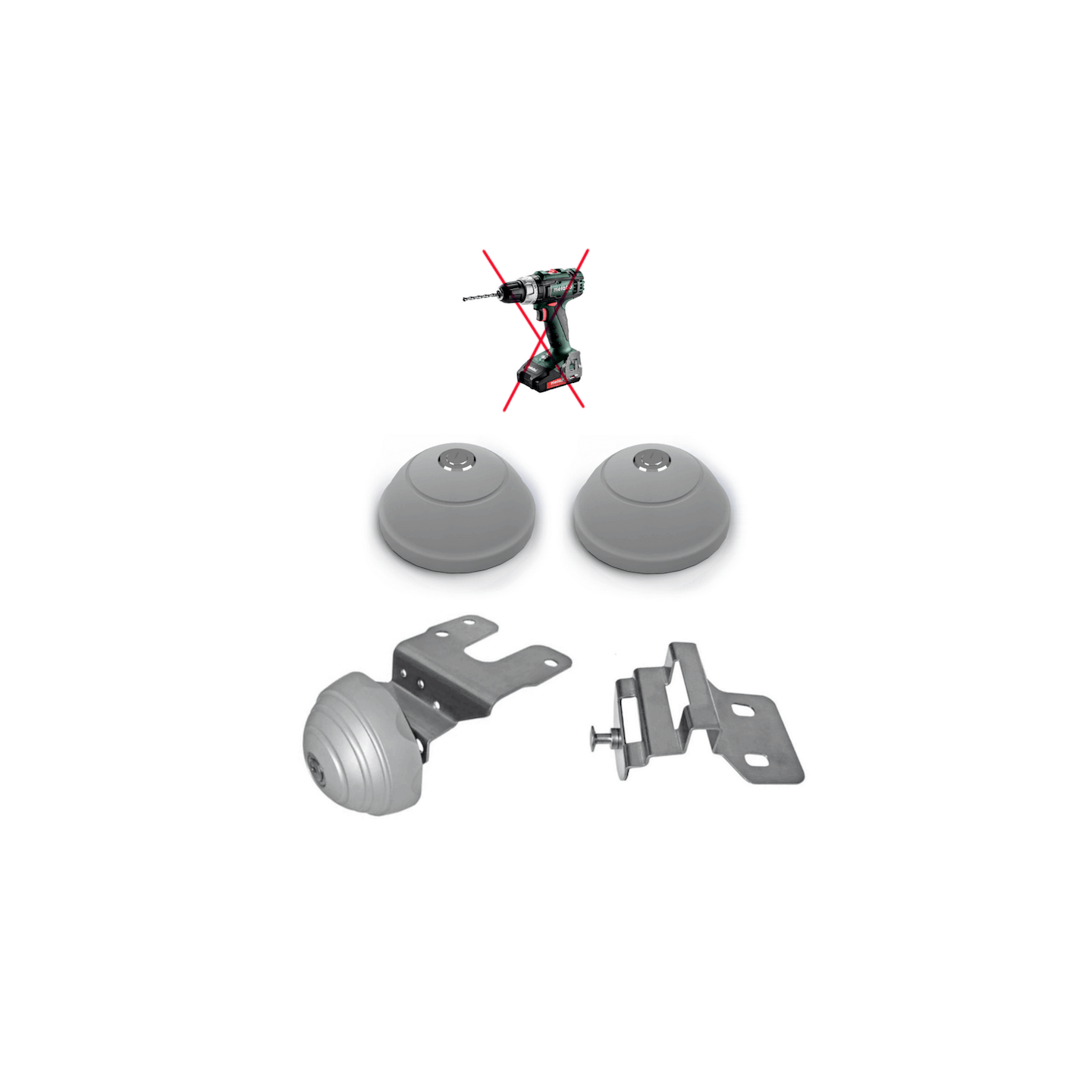 Gancio Traino Kangoo Con Paraurti Deflettore  05/13-03/21  + Cablaggio Universale 7 Poli Con Centralina Elettronica Multiplexing 28049