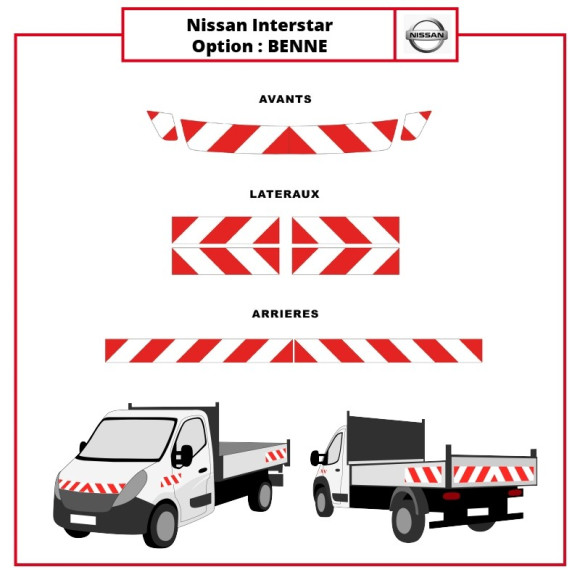 Kit de balisage - Nissan Insterstar Benne