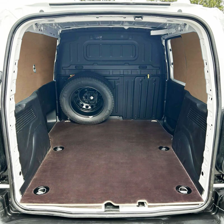 Habillage bois complet pour Citroen Berlingo Van III 2018+ - détails protection parois (photo non contractuelle)